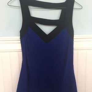 Express double back strap tank